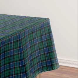 Toalha De Mesa Clan Graham Blue e Green Scottish Tartan
