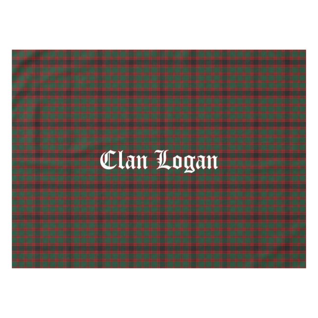 Toalha De Mesa Clan Logan Tartan Tablecloth (Frente (Horizontal))