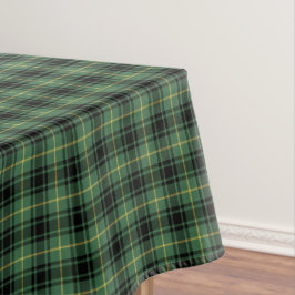 Toalha De Mesa Clan MacArthur Black e Green Scottish Tartan