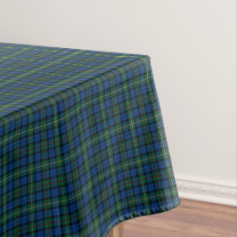 Toalha De Mesa Clan MacEwan Royal Blue e Green Scottish Tartan