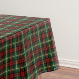 Toalha De Mesa Clan Martin Green e Red Scottish Tartan