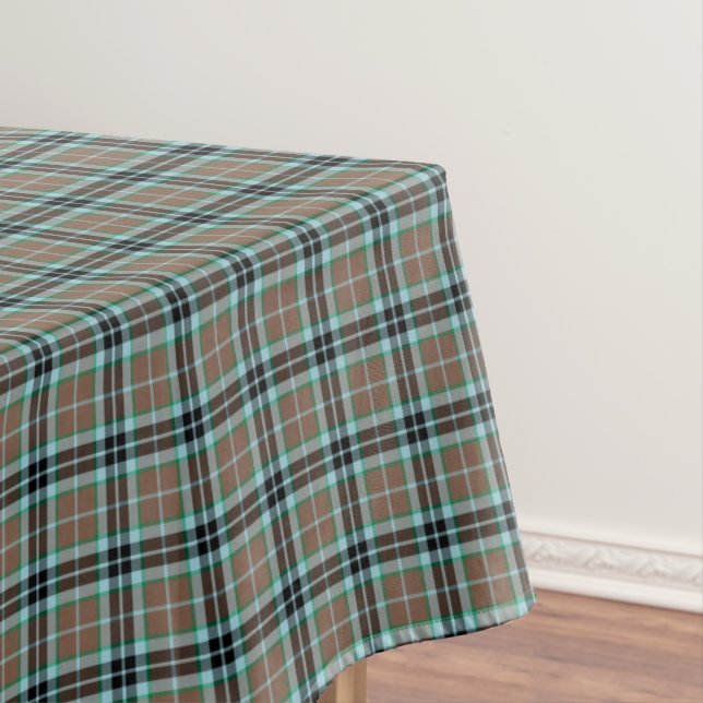 Toalha De Mesa Clan Thompson Brown e Blue Hunting Tartan (Posição Original)