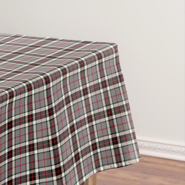 Toalha De Mesa Clan Thompson Cinza Dress Tartan (Posição Original)
