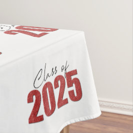 Toalha De Mesa Classe de brilho vermelho de 2025