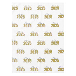 Toalha De Mesa Classe de Largura Dourada de 2025