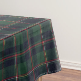 Toalha De Mesa Classic Dark Blue Red Green Plaid Pattern