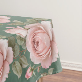 Toalha De Mesa Classic English Roses In Blush Pink 