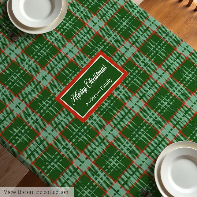 Toalha De Mesa Classic Holiday Tablecloth Personalized Gift Touch (Classic Holiday Tablecloth Personalized Gift Touch)