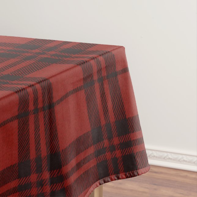 Toalha De Mesa Classic Plaid Merry Christmas Festive -  (Posição Original)