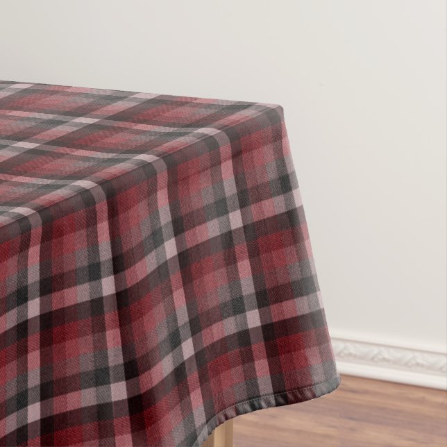 Toalha De Mesa Classic red Tartan Plaid.  (Posição Original)