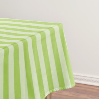 Toalha De Mesa Classic Stripes Two-tone Green Hues