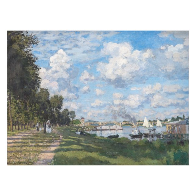 Toalha De Mesa Claude Monet - A Bacia do Argenteuil (Frente (Horizontal))
