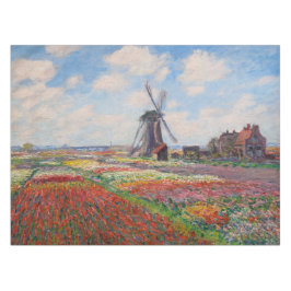 Toalha De Mesa Claude Monet - Campo das Tulipas na Holanda
