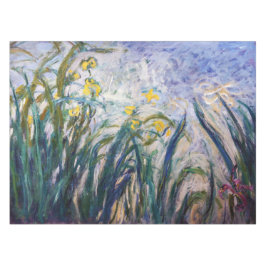 Toalha De Mesa Claude Monet - Irrisões Amarelo e Roxo