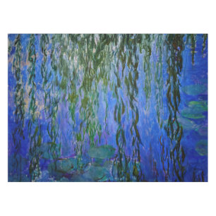 Toalha De Mesa Claude Monet - Lírios d'água com salgueiro chora