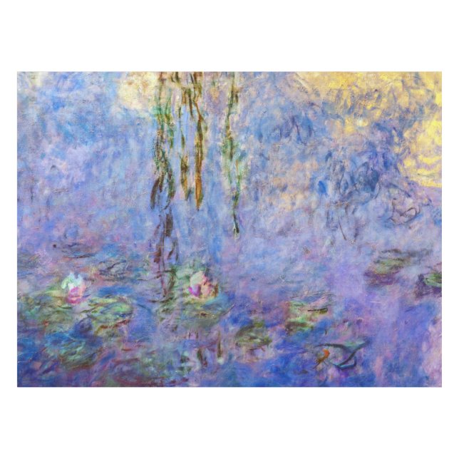 Toalha De Mesa Claude Monet - Lírios Hídricos (Frente (Horizontal))