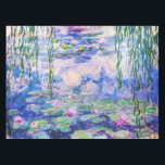Toalha De Mesa Claude Monet - Lírios/Ninfas 1919<br><div class="desc">Lírios/Ninfas (W.1852) - Claude Monet,  Petróleo na Canvas,  1916-1919</div>