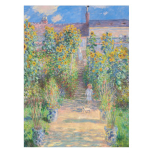 Toalha De Mesa Claude Monet - O Jardim do Artista em Vetheuil