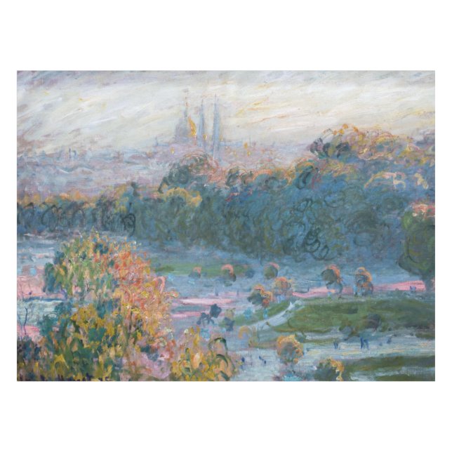 Toalha De Mesa Claude Monet - Vista das Tuilarias, Estudo (Frente (Horizontal))