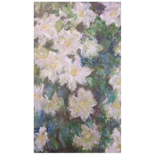 Toalha De Mesa Claude Monet - White Clematis
