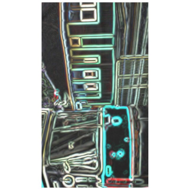 Toalha De Mesa CLRV Neon em stn Tablecloth (Frente)