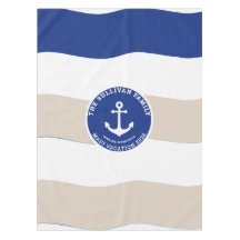 Clube de Iate Vintage Personalizado Âncora Emblema