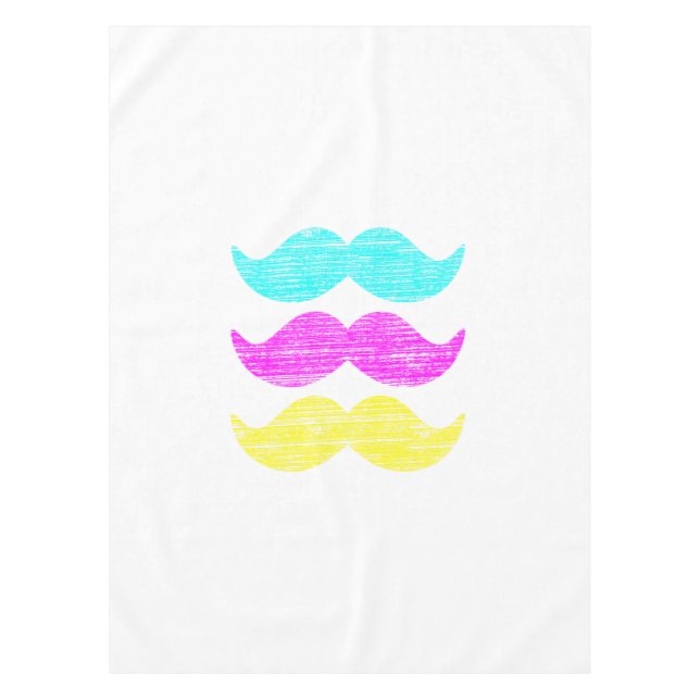 Toalha De Mesa CMY Mustaches (Frente)