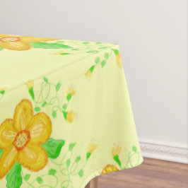 Toalha De Mesa Cobrir de Mesa do Designer Amarelo