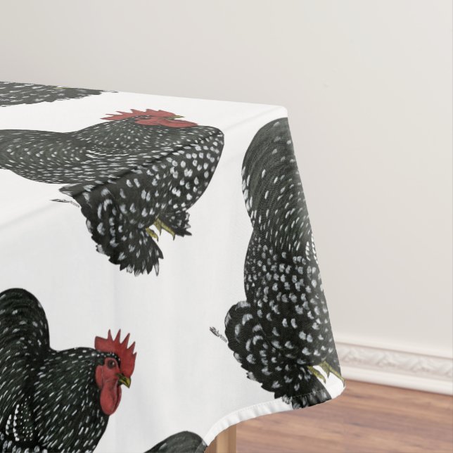 Toalha De Mesa Cochin:  Mottled Rooster (Posição Original)