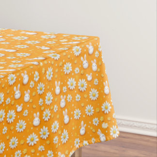 Toalha De Mesa Coelhinhos Alegres & Margaridas