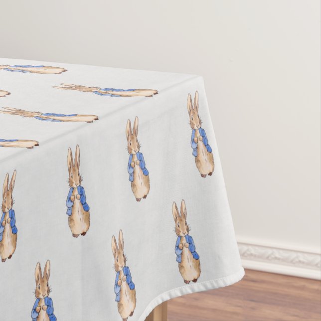 Toalha De Mesa Coelho clássico com jaqueta azul (Posição Original)