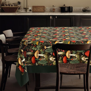 Toalha de Mesa Cogumelo Terroso Sentimento Florest