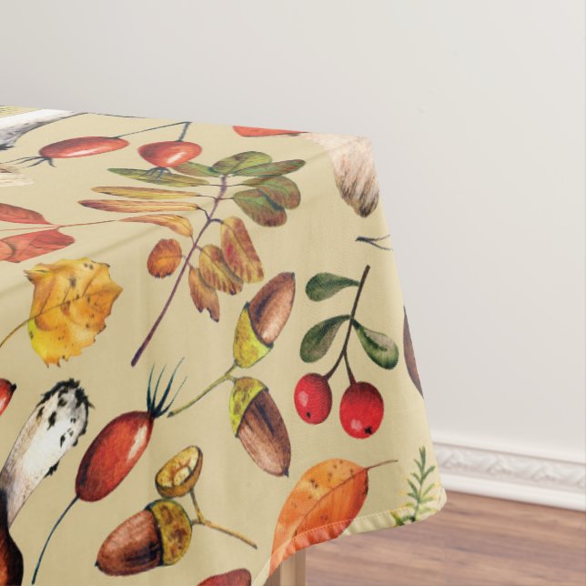 Toalha De Mesa Cogumelos de outono (Posição Original)