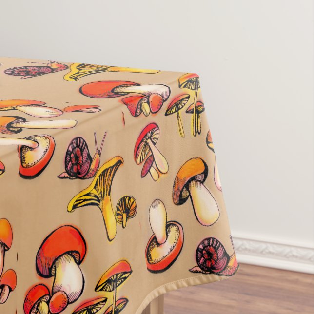 Toalha De Mesa Cogumelos selvagens (Posição Original)