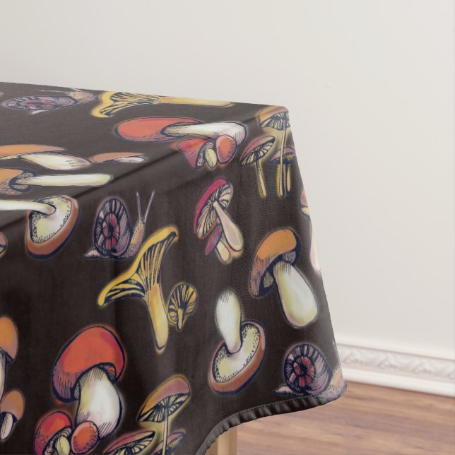 Toalha De Mesa Cogumelos selvagens (Posição Original)