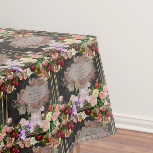 Toalha De Mesa Colagem de chiques, chic francês,country rustic (Posição Original)