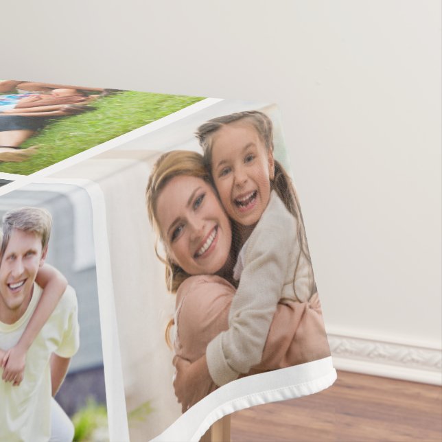 Toalha De Mesa Colagem de Fotos Simples 60 (Posição Original)