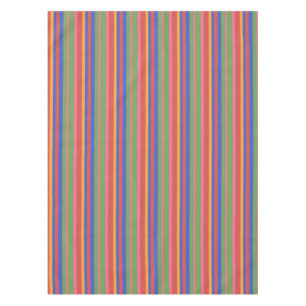 Toalha De Mesa Coleção Chic Folk Bright Stripes Tablecloth