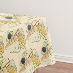 Toalha De Mesa Colheita de Queijo de Almoço de Plowman, Comida br