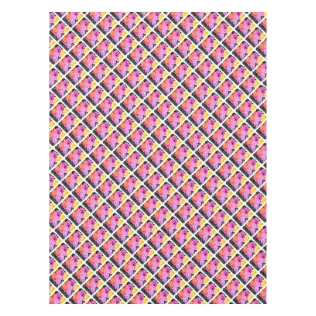 TOALHA DE MESA COLORFUL GERBERS (Frente)