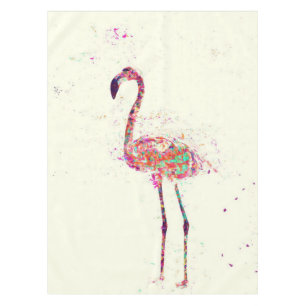 Toalha De Mesa Colorida Flamingo Impressão Art Gift Lover