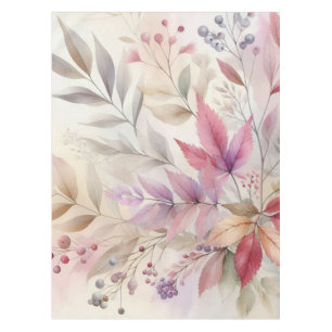 Toalha De Mesa Colorida Folha das folhas de cor aquosa cor pastos