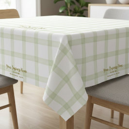 Toalha de Mesa com Design de Padrão Simples para J