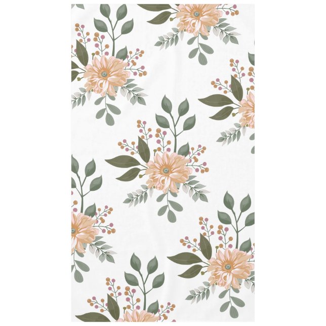 Toalha de Mesa com Estampa Floral (Frente)