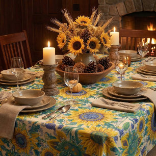 Toalha de mesa com motivos de arte popular ucrania