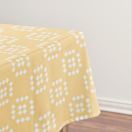 Toalha de mesa com padrão de diamante