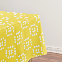 Toalha de mesa com padrão de diamante