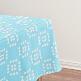 Toalha de mesa com padrão de diamante