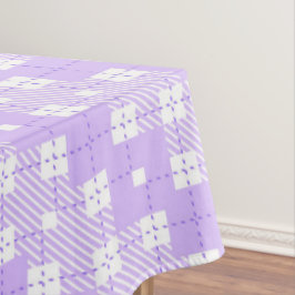 Toalha de mesa com padrão xadrez