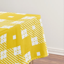 Toalha de mesa com padrão xadrez